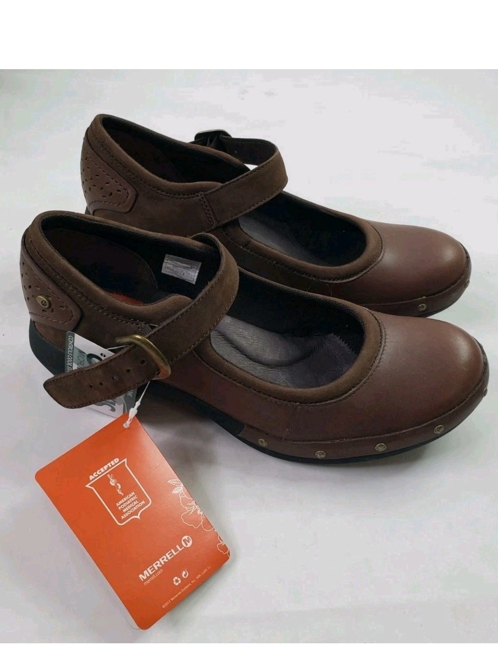 Merrell Lux Women's Brown Mary Jane Comfort Shoe Size 8